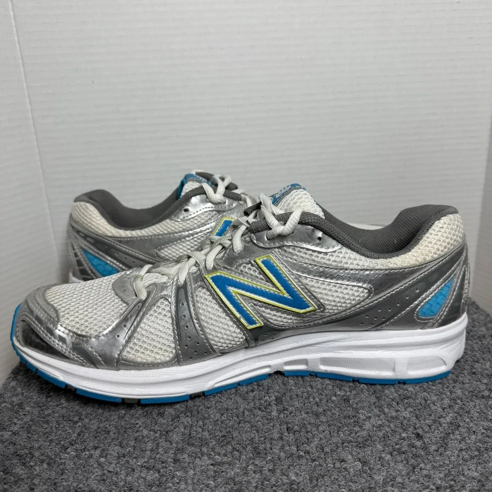New Balance 480 Womens 11 Running Sneakers Silver Blue ABZORB Made in USA
